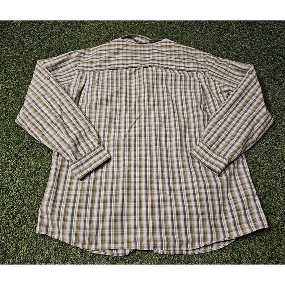 Eddie Bauer Mens Shirt XL Long Sleeve Button Front Vented Hiking Fishing - Picture 6 of 7